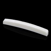 Musiclily 2 Capotasti In Osso Per Chitarra Acustica 6 Corde | 43x6x9 Mm, Spaziatura 35,5 Mm, Bianco - Foto 1