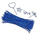 Produktbild 6 mm x 12 Zoll Pfeifenreiniger Chenille Sparkle Vorbauten Kids Crafts - blau