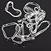 LuckyFine 100pcs Fashion Women Girls Hair Tie Band Ponytail Holder Elastic Rubber White