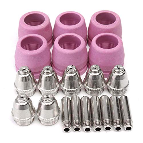 Preisvergleich Produktbild Yongse 20Stk Düsen Elektroden und Tassen für LTP5000 Plasmaschneider