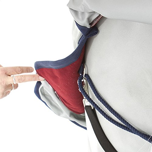 BUCAS Outdoor Pferdedecke POWER TURNOUT CLASSIC, silberfarbend, 155 - 8