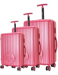 Set 3 Trolley 55-65-75 Tango Lulucastagnette Rosa