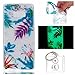 Produktbild Hülle Leuchtende Galaxy Note8 (6,3 Zoll) Silikon Etui Handy Hülle Weiche Transparente Luminous TPU Back Case Tasche Schale Leuchten In Der Nacht Für Galaxy Note8 (6,3 Zoll) + Schlüsselanhänger (P) (13)