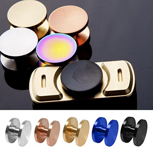 Tefamore 1 Stück 606/608 / R188 Lager Thumb Button Set / Finger Cap für Fidget Hand Spinner EDC，Silber - 3