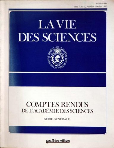 VIE DES SCIENCES du 01/01/1990 - COMPTES RENDUS DE L'ACADEMIE DES SCIENCES LES ETOILES LES PLUS LUMINEUSES PAR C. DE JAGER - ALGORITHMES ET HEURISTIQUES EN INTELLIGENCE ARTIFICIELLE PAR ARSAC - LES SMECTIQUES C FERROELECTRIQUES PAR PROST LA PHYSIQUE NUCLEAIRE FONDAMENTALE AUJOURD'HUI - LES DESSOUS D'UN PLI CACAHTE DEPOSE PAR C. FLAMMARION - PAUL COUTEAU gratuit VIE DES SCIENCES du 01/01/1990 - COMPTES RENDUS DE L'ACADEMIE DES SCIENCES LES ETOILES LES PLUS LUMINEUSES PAR C. DE JAGER - ALGORITHMES ET HEURISTIQUES EN INTELLIGENCE ARTIFICIELLE PAR ARSAC - LES SMECTIQUES C FERROELECTRIQUES PAR PROST LA PHYSIQUE NUCLEAIRE FONDAMENTALE AUJOURD'HUI - LES DESSOUS D'UN PLI CACAHTE DEPOSE PAR C. FLAMMARION - PAUL COUTEAU gratuit