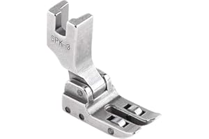 Desconocido HEEPDD Prensatelas para máquina de Coser, prensatelas para máquina de Coser Industrial con Rueda de Rodillos Máquinas de Coser de Cama Plana Industrial Accesorios para Tela Gruesa (SPK-3)