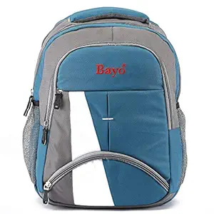 BAYO SB 444 Sky Blue 18 inch 40 Liter Laptop Backpack for School Collage Office & Picnic Light Weight Waterproof Bag