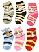 Neska Moda Standard 6 Pair Kids Ankle Length Winter Cotton Socks-Age Group 3 to 7 Years-Multicolor RS.299.00
