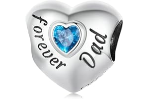 SHIYU Charms Papa en Argent 925 pour Bracelet Pandora