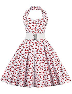 VKStar®Retro Chic ärmellos Kinderkleid 1950er Audrey Hepburn Kleid / Mädchen Kleid Rockabilly Swing Kleid Kommunionkleid
