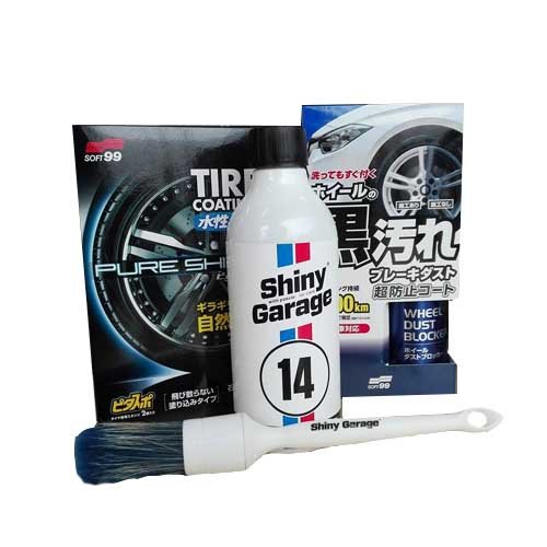 Preisvergleich Produktbild cleandot Reifenpflege Tire Coating Monster Wheel Cleaner Dust Blocker Sparpaket