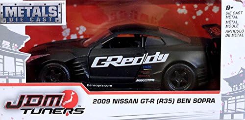 JDM TUNERS 2009 NISSAN GT-R (R35) BEN SOPRA BLACK 1/32 SCALE