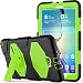 Produktbild Samsung Galaxy Tab A 10.1 Hülle – SAYMAC Full Body Robuste-/mit Schutzhülle, Bumper-Hülle mit Ständer für 2016 Samsung Galaxy Tab A6 Tablet-/sm-t580 sm-t585, S Pen-Version schwarz schwarz/grün