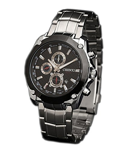 ufengke khle autorennen stahlband leuchtsport armbanduhren,kalender armbanduhren fr herren-schwarz, dekorative kleine Zifferbltter ufengke khle autorennen stahlband leuchtsport armbanduhren,kalender armbanduhren fr herren-schwarz, dekorative kleine Zifferbltter