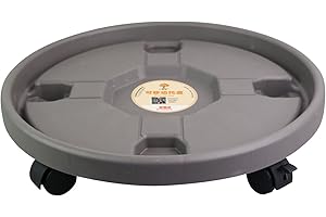 Anloximt Supports de Plant à roulettes Support de Plant Roulant avec roulettes Soucoupes à roulettes pour Pot de Plant Base roulante pour Pot de Fleurs pour l'intérieur et l'extérieur
