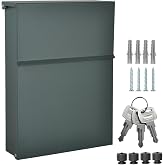 Designer Letter Box Wall-Mounted Letter Box Anthracite Grey