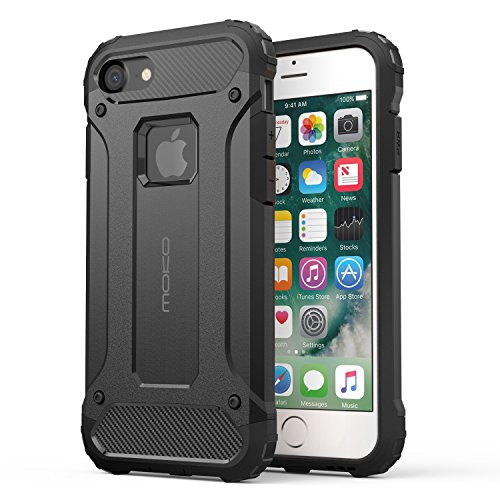MoKo Funda para iPhone 7 - Avanzada Dual Layer Resistente Slim Armor Case Anti-Rasgu os Absorci n de Choque Protecci n Parachoques Back Cover para Apple iPhone 7 Smartphone Negro reviews MoKo Funda para iPhone 7 - Avanzada Dual Layer Resistente Slim Armor Case Anti-Rasgu os Absorci n de Choque Protecci n Parachoques Back Cover para Apple iPhone 7 Smartphone Negro