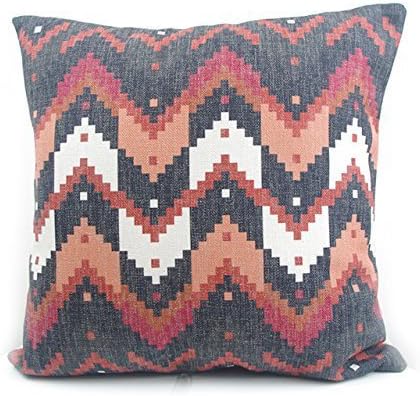 Anatolia Turkish Style Black Kilim Cushion Cover Pillow Case With ZigZag Pattern