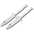 ICY Bear Dental - Teeth WHITENING Gel Refills, Tooth Whitening Gel Syringes, High Concentration Pap - Up to 10 Shades Whiter - Vegan Friendly & Cruelty Free Home Whitening (2X 5ml)