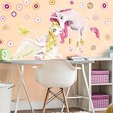 Wandtattoo Mia and Me – Einhörner Onchao und Lyria Wandtatoo Wandsticker Kinderzimmer Mädchen Einhörner, Größe: 46cm x 90cm - 3
