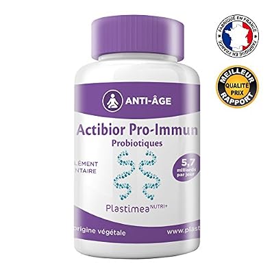 Plastimea !! FORMULE OPTIMALE !! PROBIOTIQUES FORTEMENT DOSES !! Vrai Confort digestif !! Conseiller avec toute prise d'antibiotiques*Boost votre système immunitaire * Synergie par association de souches complémentaires * lactococcus lactis, Lactobacill…