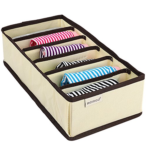 MCIRCO Aufbewahrungsboxen für Büstenhalter, Schublade Organizer, Schrank Organizer, Bra Unterwäsche 4er Set - 5