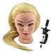Neverland Professional 22" 100% Synthetic Hair Hairdressing Equipment Styling Head Doll Mannequin Training Head Tools Braiding Cutting Student Practice Model with Clamp