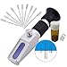 Price comparison product image High Quality Optics 58-90% Percent Brix Honey Refractometer tester meter with Extra Cover Built-in Calibration Knob 