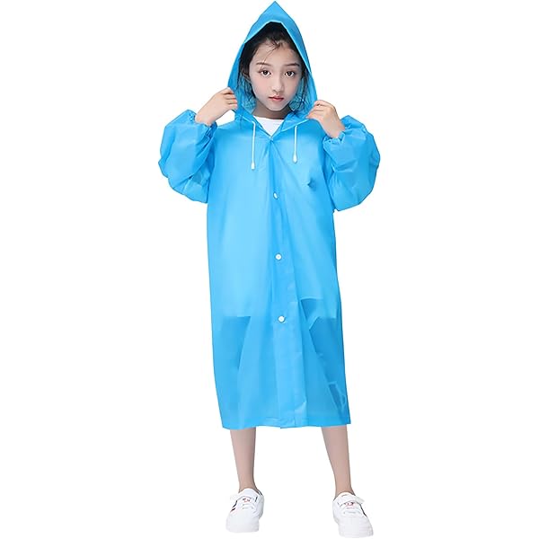 Impermeabili Per Bambini 110cm | 2 Pezzi | EVA Impermeabile | Con Cappuccio E Bottoni
