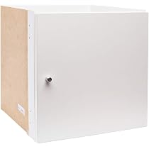 Insert 2 Tiroirs Pour IKEA KALLAX - Blanc - 33x33cm - Sans Poignée