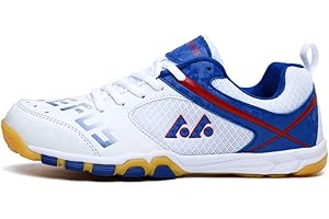 ADOFF Scarpe da Ping Pong Unisex estive Traspiranti Antiscivolo Resistenti all'Usura