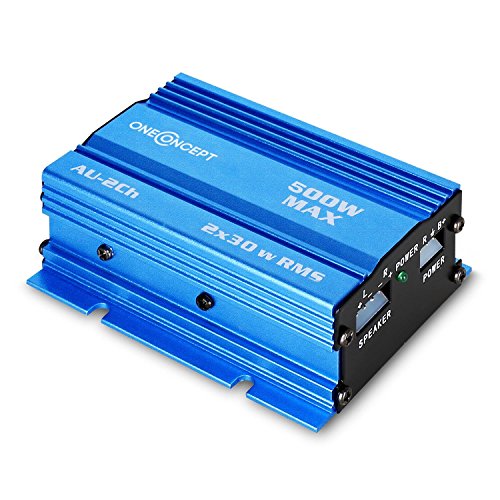 Car Hifi Set Potsdam kompaktes 2.0 System 600W Kompakt Amp Boxen LED-Effekt