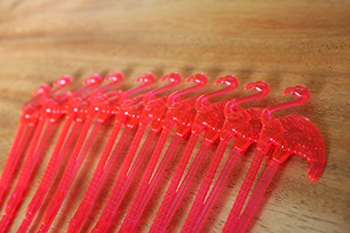 Flamingo Cocktailstäbchen 30 Stück pink - 2