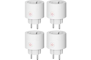 THIRDREALITY Smart Plug E3 med energiövervakning, 4 stycken, Zigbee Repeater, fjärrkontroll, timer och schemaläggningsfunktio