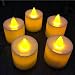 Produktbild 6 Pcs LED Kerze Lichter batteriebetriebene LED Teelichter mit LED Flammenlose Fake Kerze wei Shell gelb Licht - 3,7 * 4,5cm