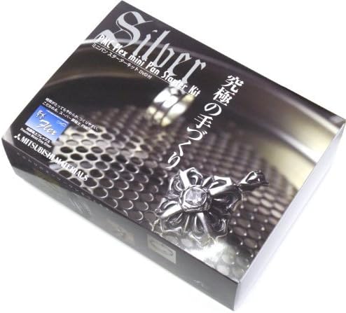 PMC Flex Super sterling silver clay PMC flex Minipan starter kit production support DVD & amp; with bonus of synthetic stone diamond