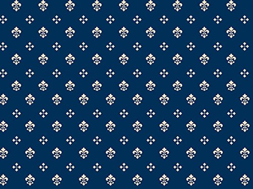 Möbelstoff Royal Soft Farbe 83 (blau, Druck, bedruckt) - moderner Digitaldruck (gemustert) Polsterstoff, Stoff, Bezugsstoff, Eckbank, Couch, Sessel, Hussen, Kissen