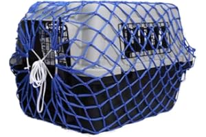 DLMLEMU Hard-Sided Pet Kennel Protective Net, Thickened Encrypted Nylon Pet Cage Protection Net Cover, for Pet Airline Shipment, Long-Distance Travel, Prevent Animals from Escape