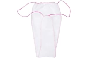 POHOVE 100 tangas desechables, tangas en T, ropa interior bronceadora, bragas desechables para spa, tanga desechable de belleza, tangas de bronceado en aerosol