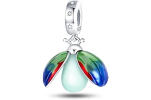 LONGLUCK CHARMS & BRACELETS Pierre de naissance des douze mois,Bijoux pour femmes,Compatible Pour Pandora les bracelets et les colliers Charms de,Cadeaux pour femmes.