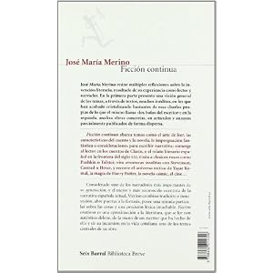 Ficción continua (COL.BIBLIOTECA.BREVE)