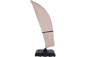 ‎GRAND PATIO Grand patio Sonnenschirm Schutzhülle, Ampelschirm Schutzhülle 3 bis 3.5 m Große Sonnenschirm Abdeckung Oxford-Gewebe Wasserdicht Staubdicht UV-Beständiges