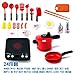 Produktbild Kinderhaus Küche Spielzeug Set Mädchen Kochen Junge Baby Simulation Induktion Herd Kochen Küche Set 24-teiliges Set aus rotem Küchengeschirr
