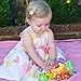 Soft pram toy - Musical flower with lady bird - Colourful baby toy