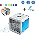Produktbild Nifogo Arctic Air Luftkühler, Mini Klimaanlage, Mobile Klimagerät Ventilator, Air Cooler USB Air Conditioner 3 in 1 Raumluftkühler, Luftbefeuchter und Luftreiniger Tragbarer Tischventilator für Büro,Hotel,Garage und Haus