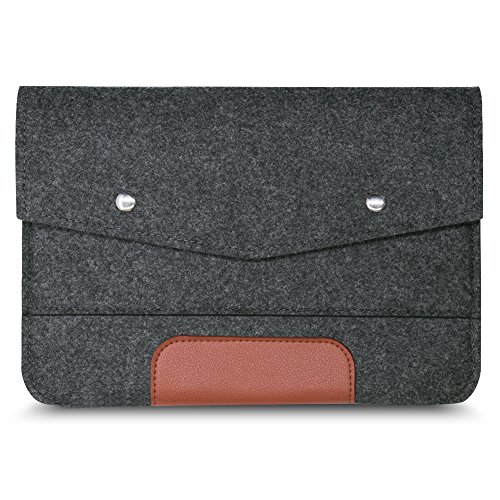 Apple iPad Pro 10.5 2017 Laptop Liner Bag,TopACE Notebook Tasche Notebook Schutzhülle liner bag Notebooktasche für Apple iPad Pro 10.5 2017 mit Mauspad (Dunkelgrau) - 2