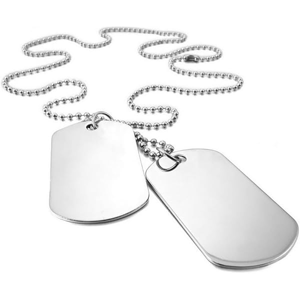 COLLANA PIASTRINA DI Riconoscimento Esercito Italiano Forze Armate Dog - Foto 13