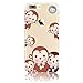 Produktbild iPhone 7 Plus Hülle,iPhone 7 Plus Case,iPhone 7 Plus (5.5 Zoll) Silikon Gel Schutzhülle,Sunroyal Cute Funny Kreative Cartoon Affe Gelb Stelle Entwurf Muster Transparent Durchsichtig TPU Bumper Case Soft Silikon Gel Crystal Case Hülle Ultra Slim Dünn Thin Flexible Protective Schutzhülle Handy Tasche Etui Cover für Apple iPhone 7 Plus (5.5 Zoll)-Monkey and Yellow Spot