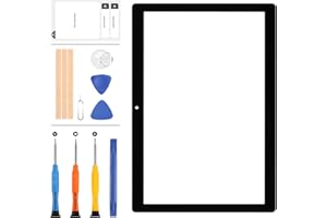 LADYSON Screen Replacement For Lenovo Tab M10 TB-X605 TB-X605F X605L/N 10.1inch Front Outer Glass Panel Sensor Full Glass Lens Repair Parts Kits(Not Touch Digitizer)