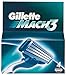 Gillette Mach3 Refill Razor Blades 4 pack